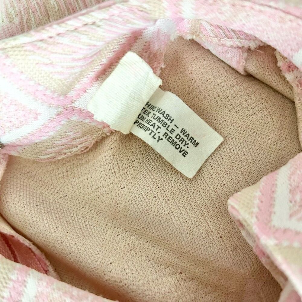 Vintage Pink Geometric Midi Dress - Picture 4 of 4